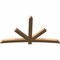Ekena Millwork Alberta Smooth Timber Gable Bracket, Western Red Cedar, 96"W x 56"H x 3 1/2"D x 5 1/2"F, 14/12 Pitch GBW096X56X0406ALB00SWR - alternate 2